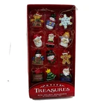 12PCS Kurt Adler Petite Treasures Mini Holiday Ornaments Christmas Wooden. Fixed Price $22.00.