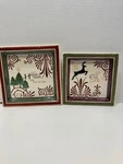 Vintage 1990'S Grasslands Road Appetizer Holiday Plate Set - Merry Christmas!. Fixed Price $20.00.
