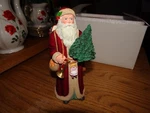Lenox 1996 Collectors Treasury Of Santas Bearing Gifts Figure W/box. Fixed Price $13.00.