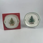 Nikko Christmastime 10" Serving Tray/platter Original Box Tree Gift. Fixed Price $14.95.