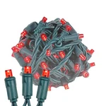 50 Led Christmas Mini Set, Patio Lights, Warm White, Green Wire, 25. Fixed Price $441.80.