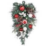 Valery Madelyn Pre-lit Christmas Teardrop Swag For Decorating Outdoor, 24 Inc.... Fixed Price $79.27.
