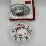 Mikasa Celebrations - "festive Wreath" Canape Tray 8.75 #SA522/847. Fixed Price $9.00.