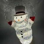 Roman Confetti Lites Led Snowman Light Up Glitter 10 Christmas Decor 2023. Fixed Price $35.99.