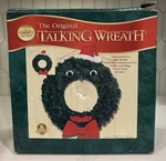 The Original Talking Wreath By Gemmy Animated Christmas 1997 - New Nip Sealed. Fixed Price $88.99.