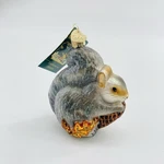Hungry Squirrel Glass Blown Ornament Old World Christmas Glitter. Fixed Price $14.97.