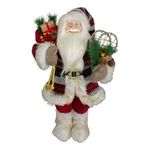 Northlight 18-INCH Standing Santa Christmas Figure With Snow Shoes Fur Boots. Fixed Price $44.09.