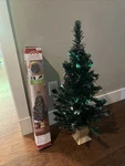 Holiday Time 32 Inch Green Fiber Optic Christmas Tree Color Changing Usb. Fixed Price $19.99.