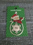 Christmas Snowman Personalized "mila" Collectable Silver Ornament Ganz New. Fixed Price $29.88.
