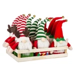 Ganz H2 Christmas Holiday 7.75" Festive Gnomes Ornaments EX26014-3PCSET. Fixed Price $26.99.