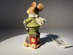 Nib! Enesco Heart Of Christmas Mouse On Train 2015 Karen Hahn Rare. Fixed Price $27.78.