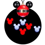 New Disney Magic Holiday Mickey Mouse Whirl-a-motion Led Projection Ornament. Fixed Price $39.00.