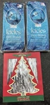 Vtg Christmas Tinsel Icicles 3 New Packs 5,000 Total 18" Strands - Radko & Kmart. Fixed Price $13.99.