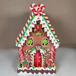 Raz Christmas Gingerbread House Holiday Decor Claydough Glitter 13.5 Inch. Fixed Price $59.49.