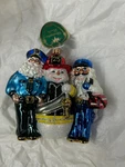 2018 Christopher Radko Christmas Ornament "santas First Responders" #1018836. Fixed Price $90.00.