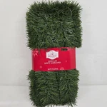 Holiday Time Non-lit Soft Garland Green 50 Christmas Winter Decor. Fixed Price $19.95.