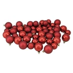 Northlight 50 Red Hot Shatterproof Shiny Matte Christmas Ball Ornaments 1.5"-2". Fixed Price $25.19.