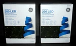 (2) Ge Staybright 6FT X 4FT Constant White 200 Led Microbright Net-style Lights!. Fixed Price $59.95.
