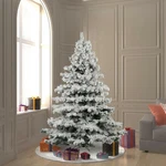Vickerman 6.5' X 62" Flocked Alaskan Pine 1045 Tip. Fixed Price $388.47.