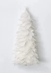 Worth Imports 12" Feather Tabletop Christmas Tree W/glitter Tips, White. Fixed Price $19.93.