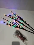 Home Accents Holiday Pack 30" Led Color Changing Twig Trees 60 Lights Decor. Fixed Price $44.95.