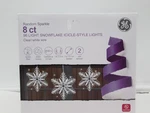 Ge Random Sparkle 8CT 96 Snowflake Icicle-style Christmas D2. Fixed Price $49.99.
