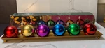 Christmas Ornament Colored Ball Candles Set Holiday Decor. Fixed Price $24.69.