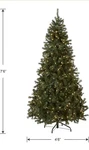 National Tree Company 7.5 Pre-lit North Valley Spruce 7FT 6IN, Green. Fixed Price $149.99.