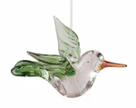 Gallerie Ii 3.75" Hand Blown Art Glass Hummingbird Christmas Tree Ornament. Fixed Price $12.88.