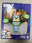 Gemmy Bluey Christmas Inflatable 5 Ft Lighted Yard Decor Outdoor Holiday New. Fixed Price $30.00.