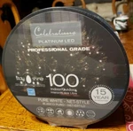 Celebrations 9016704 Platinum Led Pure White Net Style Christmas Lights 100. Fixed Price $29.99.