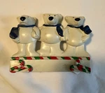 Polar Bears Family Of 3 Table Top Personalized Christmas Ornament Holiday Gift. Fixed Price $9.99.