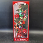 New Mr. Christmas 10277 27.5" Tree Trimmer Elves Working Ladder Decoration. Fixed Price $39.99.
