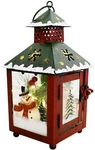 Home Decorative Christmas Lantern,rustic Metal Hanging Led Holiday. Fixed Price $29.95.