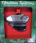 Policeman's Hat Christmas Ornament Ribbon By Gloria Duchin New. Fixed Price $9.99.