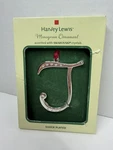 Harvey Lewis Letter "t" Monogram Ornament W/ Swarovski Crystals (new In Box). Fixed Price $12.00.