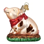 Old World Christmas Piggy The Puddle Ornament, Pink. Fixed Price $24.26.