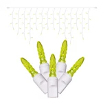 Vickerman 9' Color Box M5 Icicle Christmas Light Set In Lime Green. Fixed Price $38.01.