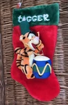 Vtg Disneys 3D Tigger Drummer Plushie Christmas Stocking 17 X9. Fixed Price $17.95.