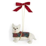 Spode Christmas Tree Tartan Corgi Ornament, Festive Holiday Hanging Decor Accent. Fixed Price $20.00.