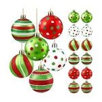 18PCS Christmas Balls Ornament 2.4 Inch Glittering Hanging Xmas For Tre.... Fixed Price $20.49.