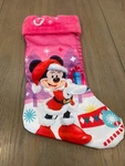 Disney Minnie Mouse Christmas Stocking 18". Fixed Price $20.00.