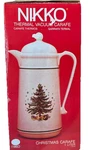 Nikko Coffee Carafe Thermal Vacuum Christmastime Tree. Fixed Price $16.99.