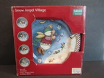 Sakura Snow Angel Village Debbie Mumm Set Of 4 Salad 8.25" Dessert Plates. Fixed Price $18.99.