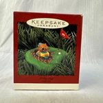 Hallmark Dig Golf 1996 Keepsake Ornament Groundhog Vintage QX5891 (nib). Fixed Price $8.50.