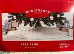 Target Wondershop 48IN Sweater Cable Knit Ivory Christmas Tree Skirt Nwop. Fixed Price $10.00.