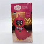 Holiday Time Gemmy Light Up Inflatable Christmas Cardinal Bird W/ Bowtie 3.5'. Fixed Price $27.99.