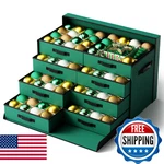 Christmas Storage Box Store 128 Ornaments, Extra Large Xmas. Fixed Price $61.53.