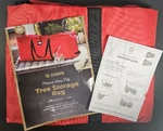 Zober 9FT Premium Christmas Tree Storage Bag - Red No Cardboard Inserts. Fixed Price $17.99.