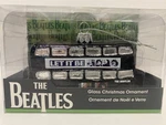 The Beatles Let It Double Decker Bus Hand Crafted Glass Ornament. Fixed Price $20.00.